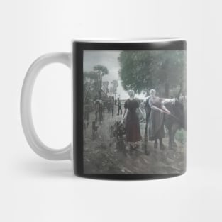 road in dutch village 1885 - Max Liebermann Mug